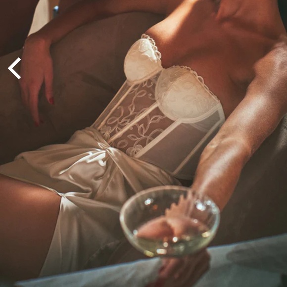 Fleur du Mal silk twist knot skirt - Picture 7 of 8